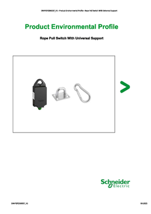 Rope Pull Switch With Universal Support