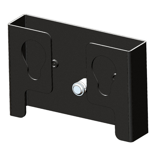 BRACKET KIT, 0U for Easy RACK PDU mounting, 2 EA, Black