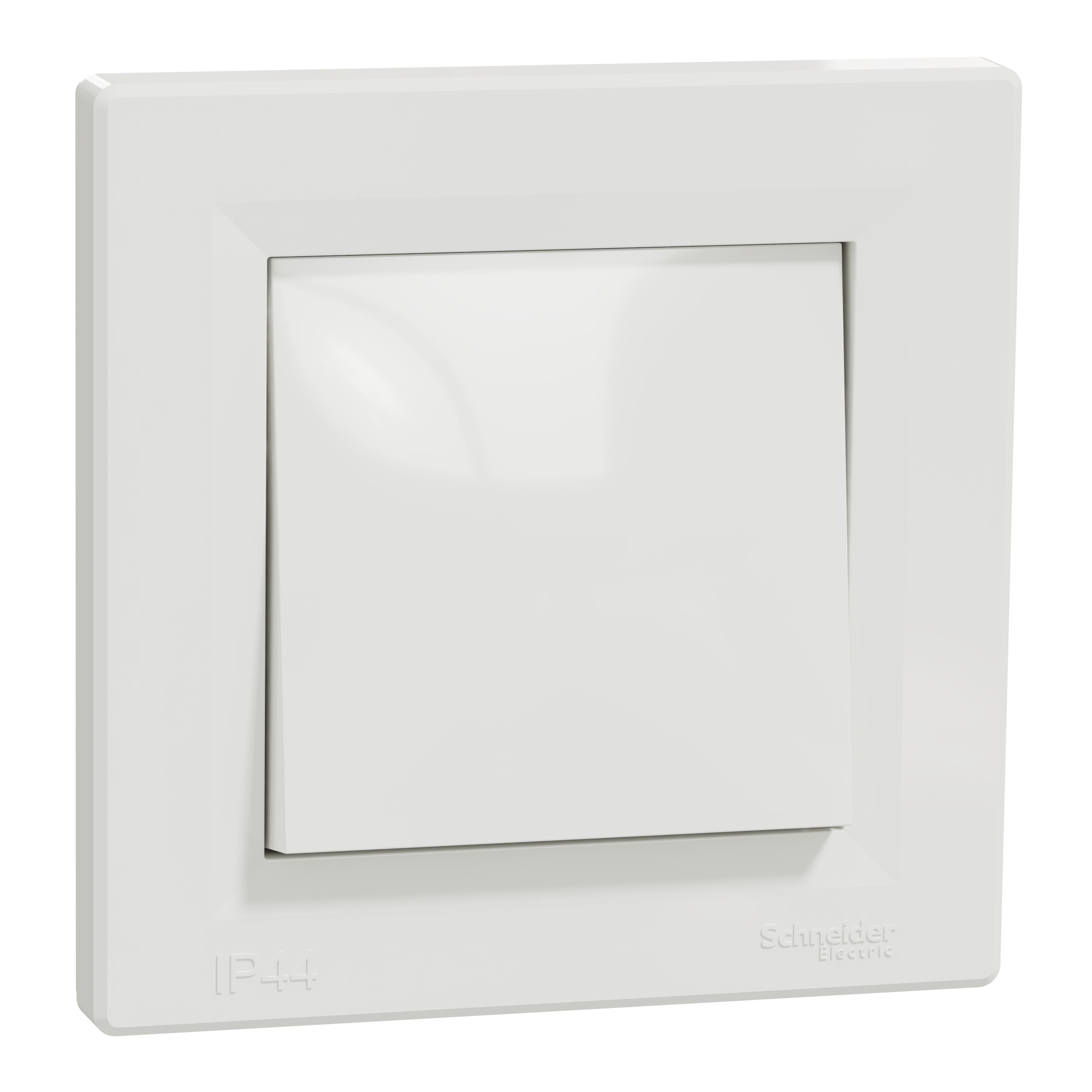Asfora Intrerupator Cap Scara 1 Pol 10A Ip44 Fara Surub Alb Schneider EPH0400421 