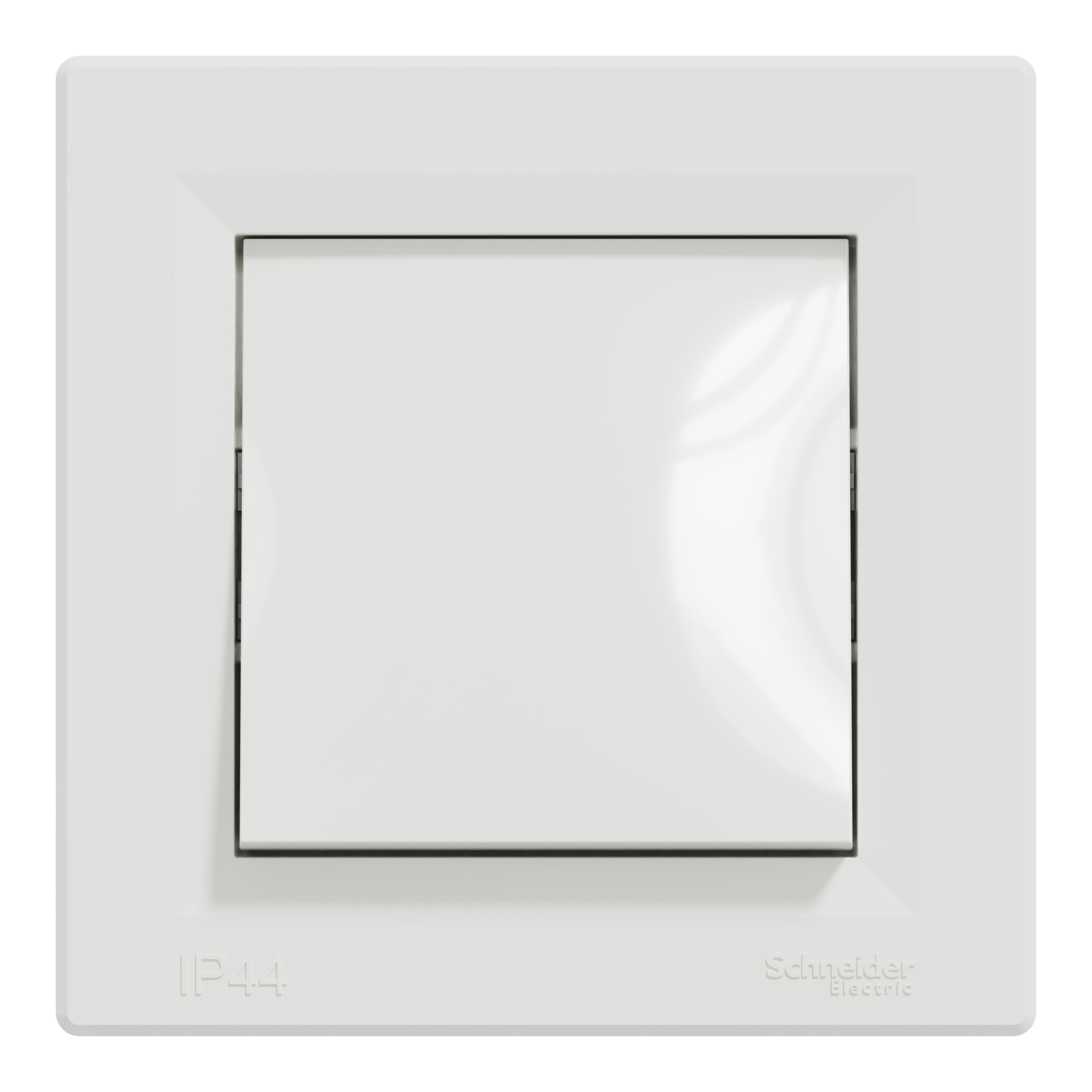 Asfora Intrerupator Cap Scara 1 Pol 10A Ip44 Fara Surub Alb Schneider EPH0400421 