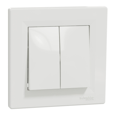  EPH0600121 EPH0600121 ASFORA DVOSTRUKI SERIJSKI PREKIDAC BELI  
