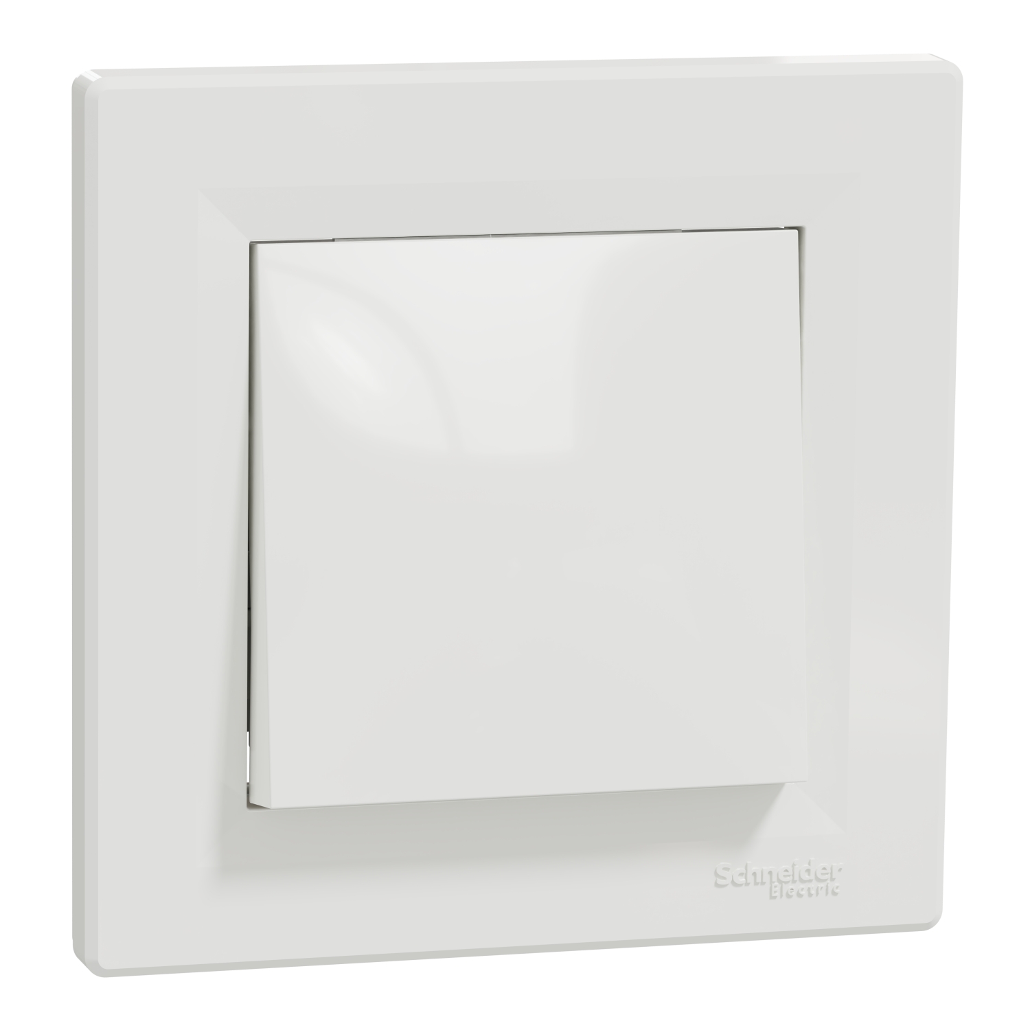 EPH0700121 Asfora - 1-poliger Taster - 10A schraubenlose Klemmen, weiß