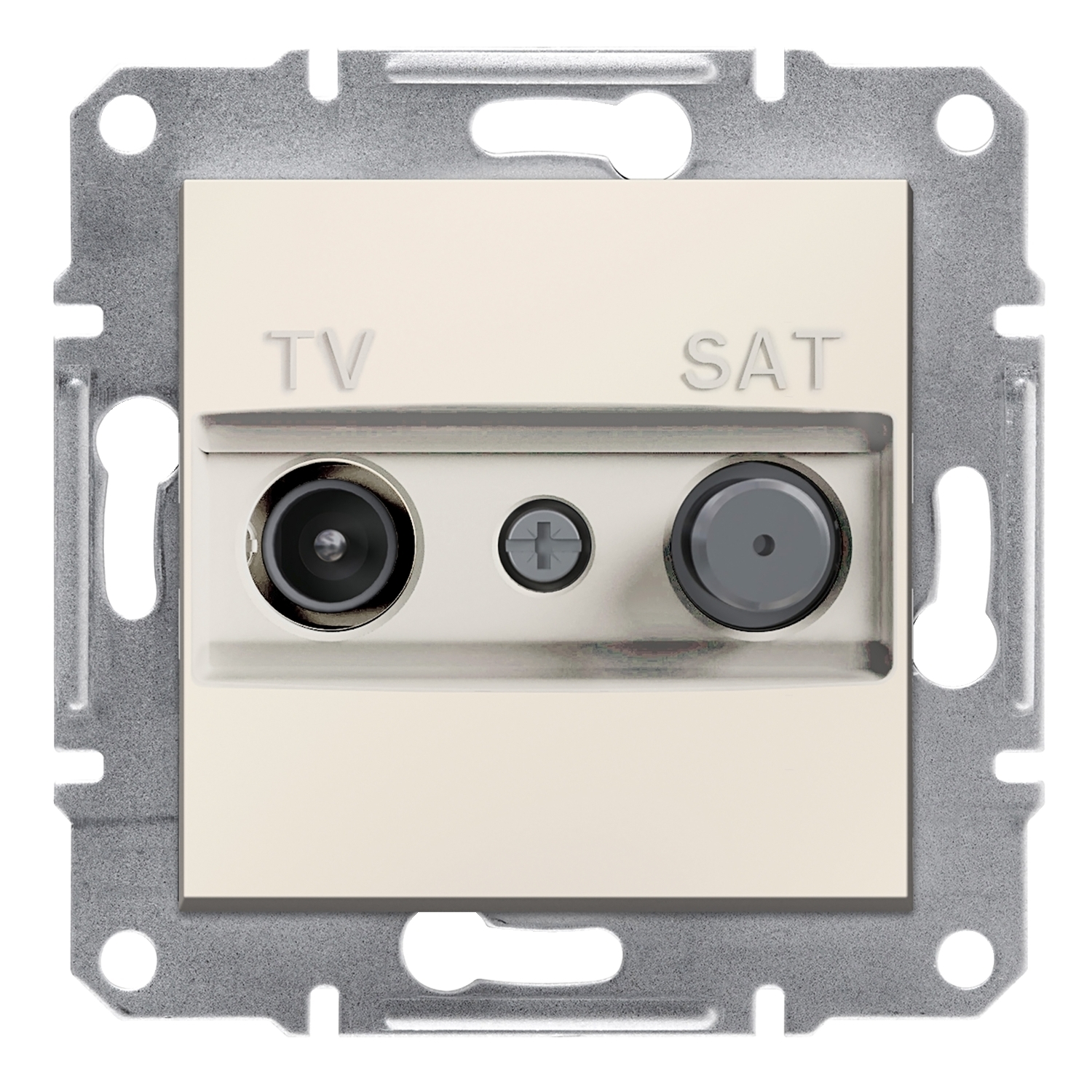 EPH3470123 Asfora, TV-SAT ending socket, 1dB, cream