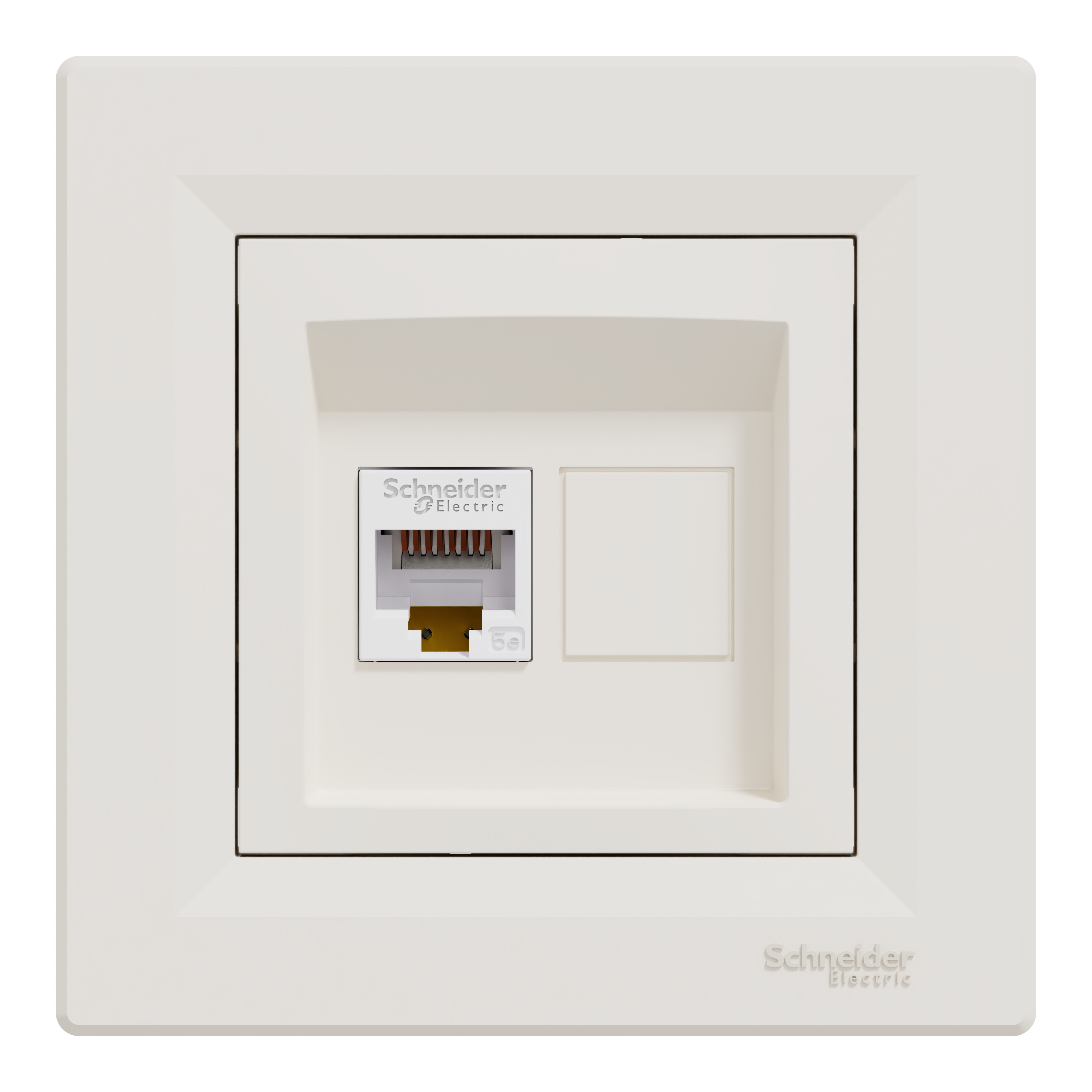 Asfora Priza De Date Rj45 Cat.5E Utp Crem Schneider EPH4300123 