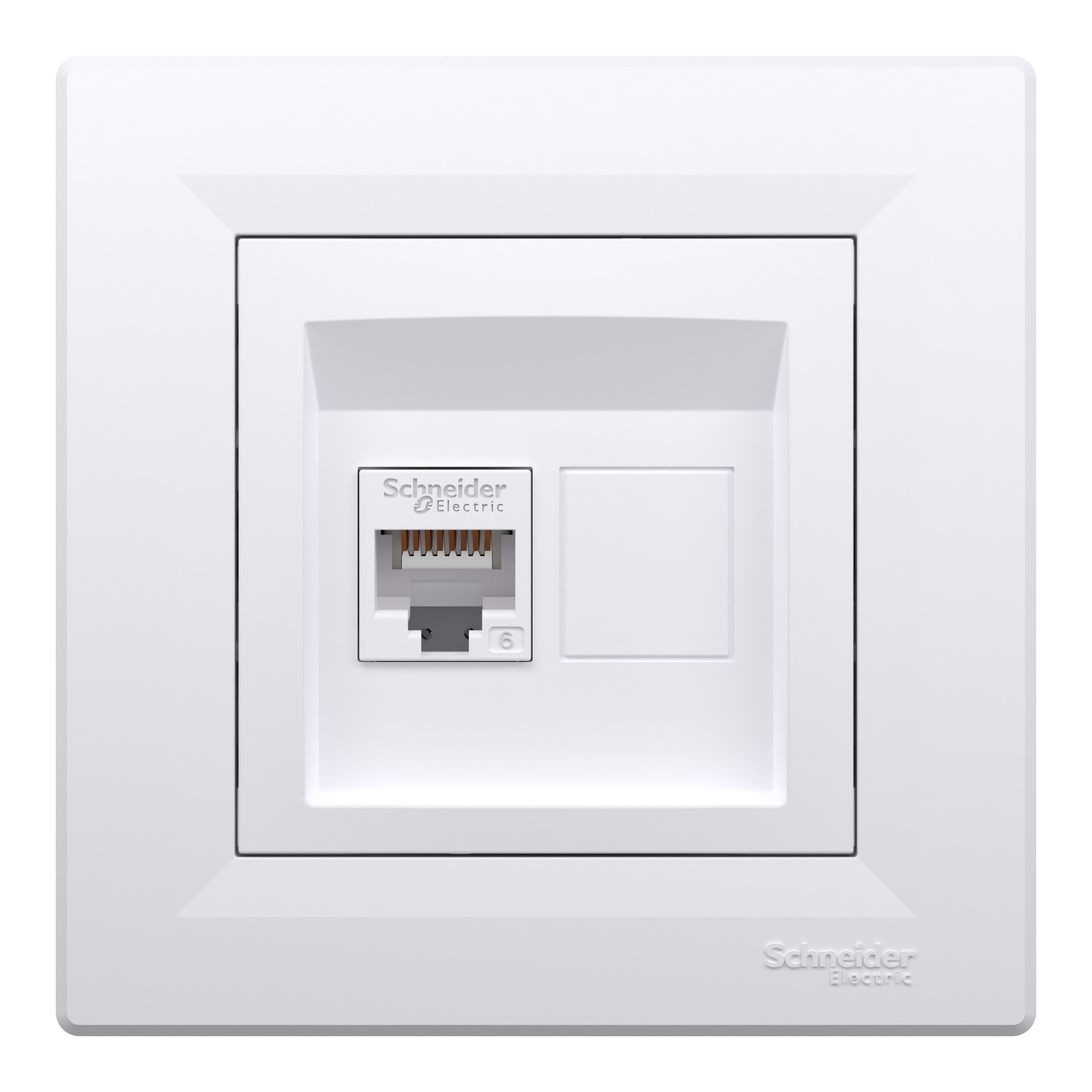 Asfora Priza De Date Rj45 Cat.6 Utp Alb Schneider EPH4700121 