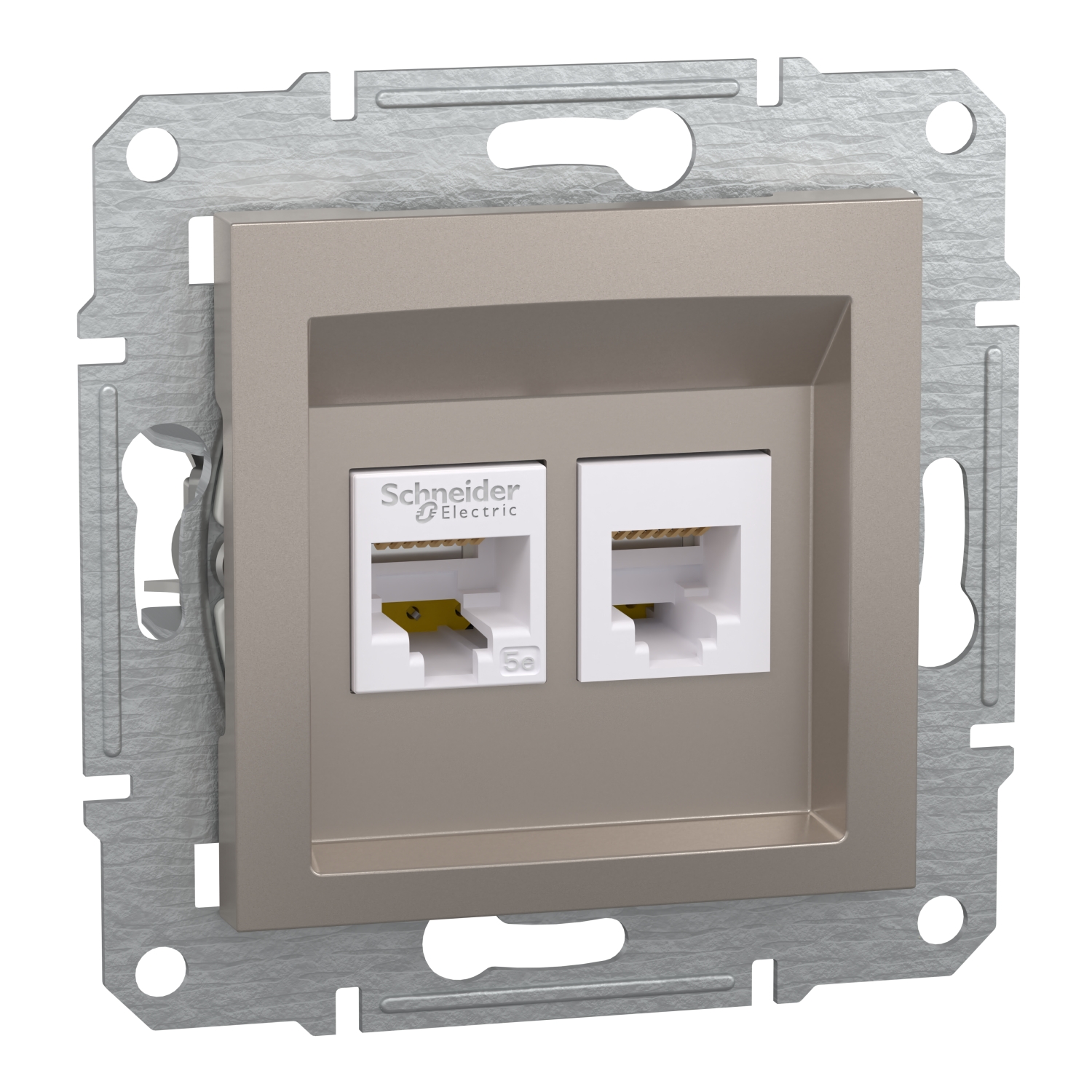 EPH4900169 Asfora - RJ45 Cat5e + RJ12, wo runko, pronssi