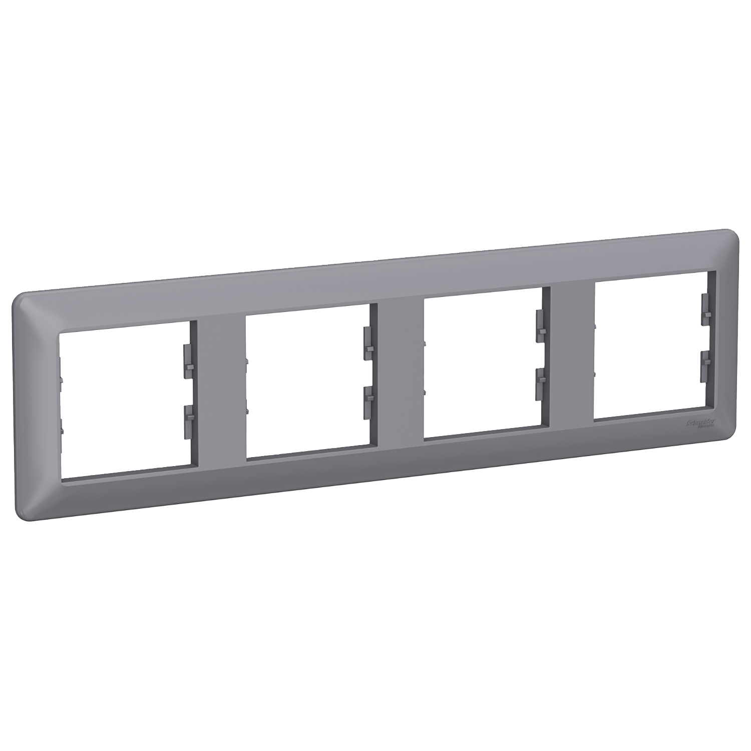 EPH5805462 Cover frame, Asfora EM, 4 gang, horizontal, steel