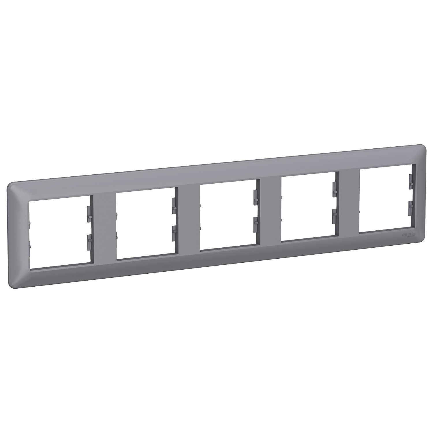 EPH5805562 Cover frame, Asfora EM, 5 gang, horizontal, steel