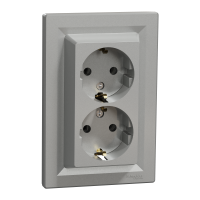  EPH9900161 EPH9900161 Asfora - dvostruka utičnica sa uzemljenjem sa strane, aluminijum Tip proizvoda ili komponente	
Utičnica
Opis standarda utičnice	
Uzemljenje sa strane
Konfiguracija polova utičnice	
2 x 2P + E
Prezentacija uređaja	
Kompletan proizvod
Nijansa boje	
Aluminijum
Tip pakovanja	
Pakovanje u kesicama
Dopunske informacije
Broj utičnica	
2
Montaža uređaja	
Ugradno
Opseg snage	
3680 W
Nazivna struja	
16 A at 250 V AC
Povezivanje - priključci	
Vijčani priključci 