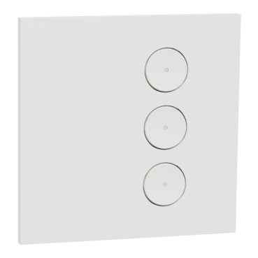 C-Bus, SpaceLogic Wall Plate, Saturn Zen, E-Series, Key Input Unit, 3 Keys