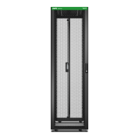 ER6200 : APC Easy Rack, 42U,  Black, With Roof, Castors, Feet, 4 Brackets, and Bottom, No Side Panels, 1991H x 600W x 1000D mm