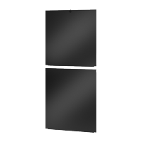 Easy Rack Side Panel 48U/1000mm Deep Split Side Panels Black Qty 2