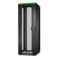 APC Easy Rack, 48U, Černá, Se střechou, Kolečka, Nožičky, 4 konzole a dno, Bez bočních panelů, 2258V x 800Š x 1000H mm