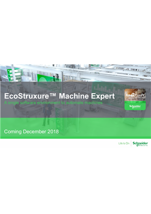 Project Examples for EcoStruxure Machine Experts