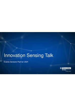 Presentación Innovation Sensing Talk