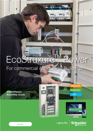 Assembly guide for smarts panel EcoStruxure Power for commercial and industrial buildings