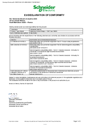 Manufacturer EU DOC RM17 and RM35
