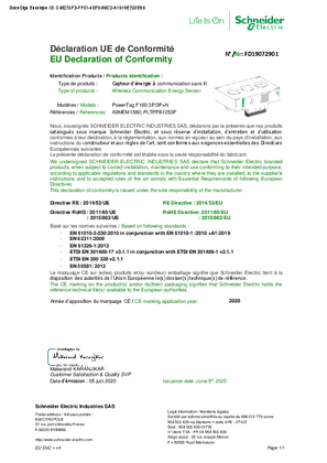 EU Declaration_FD19072901_Powertag F160 3P/3P+N