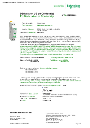 EU DoC for MAX9 MCB