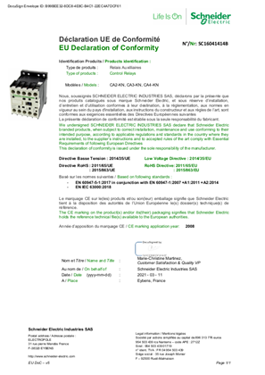 EU_Declaration_TeSys K_CA2-KN, CA3-KN, CA4-KN