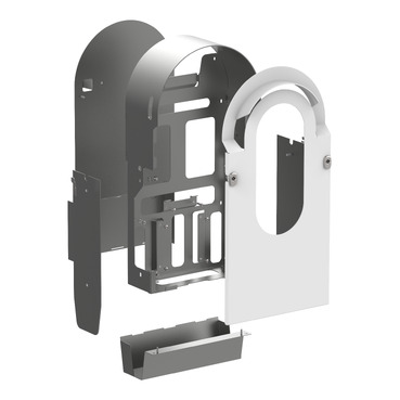 EVlink Pro AC Metal, Kit Enclosure, For 1 Wall-Mounted Charging Station, Steel