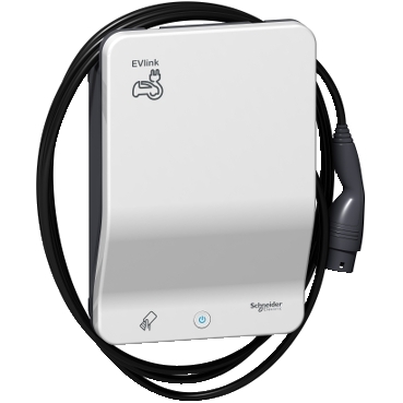EVLink Smart Wallbox Attached Cable T2 - 7 KW - RFID