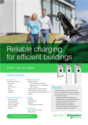 EVlink Pro AC Metal - Brochure