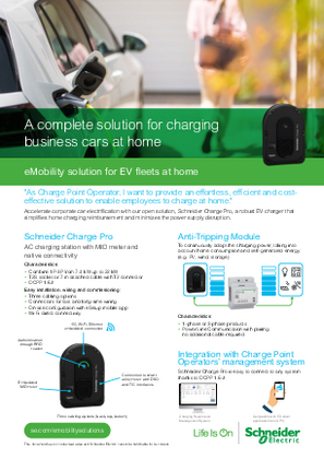 eMobility solution for fleet at home - Application Note