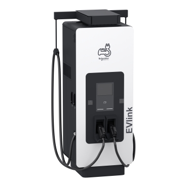 EVlink Pro DC (above 120 KW), Fast Charging Station, 120kW, CCS2 + CCS2 Connectors, 3.6m Cable With Cable Management System
