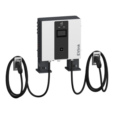 EVlink Pro DC (up To 60 KW), Fast Charging Station, 60kW, CCS2 + CCS2 Connectors, 7m Cable Without Cable Management System