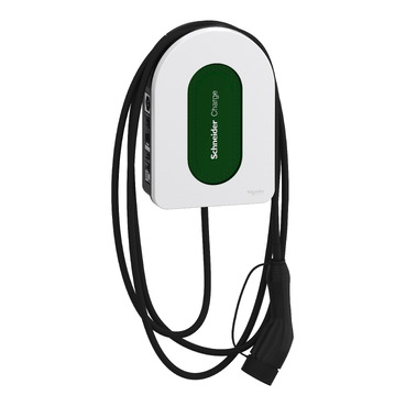 Schneider Charge, Charging Station, 1P+N, Attached Cable 5m, 7.4kW, 32A