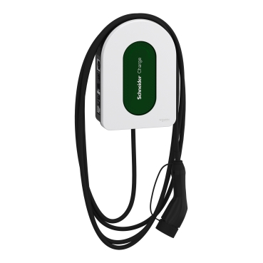 Schneider Charge, Charging Station, 1P+N, Attached Cable 7m, 7.4kW, 32A