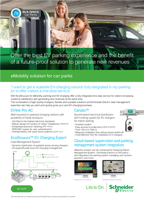 eMobility Solution for Car Parks - Application Note