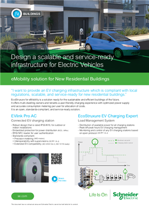 eMobility solution for New Residential Buildings