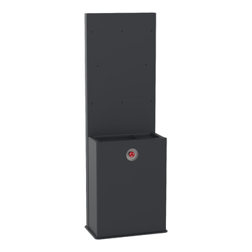 Pedestal, EVlink, for DC charging station 24 kW single connector EVP1DB1LG