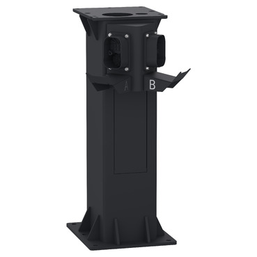 EVlink Pro DC (up To 60 KW), Pedestal, For Charging Station DC 60kW With 2xCCS Connectors, 0.75m Height