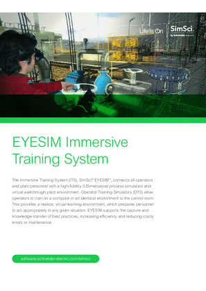 EYESIM Immersive Training System