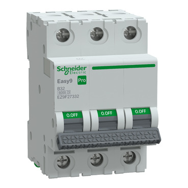 Kismegszakító 32A 3P B-jelleg 415V AC 6kA/60898 Easy9 Pro Schneider