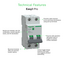 Easy9 Pro 2P C 16A MCB 6000A-EZ9F57216-Technical Feature