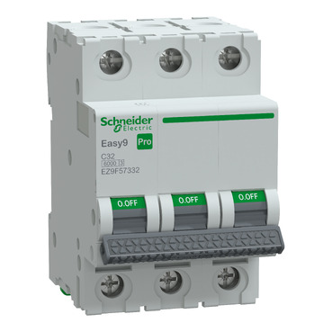 Kismegszakító 32A 3P C-jelleg 415V AC 6kA/60898 Easy9 Pro Schneider