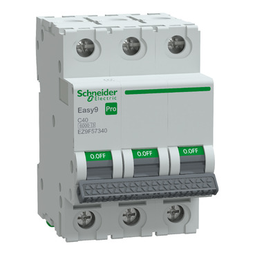 Kismegszakító 40A 3P C-jelleg 415V AC 6kA/60898 Easy9 Pro Schneider