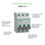 Easy9 Pro 3P C 50A MCB 6000A-EZ9F57350-Technical Feature