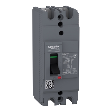 EZC100H 2P 30kA/400V megszakító 16A EZC100H2016
