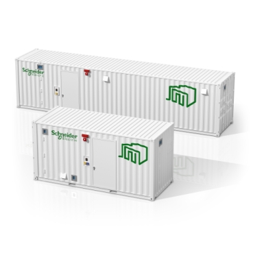 Easy Modular Data Center All-in-One Schneider Electric Prefabricated IT Infrastructure (UPS, cooling, racks, and management software), factory assembled all in one purpose-built, secure, weather proof structure utilizing Easy solutions.  