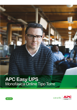 APC Easy UPS Monofásica Online Tipo Torre