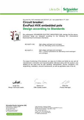 EvoPact HVX embedded pole-20210317_02-declaration design according to standards