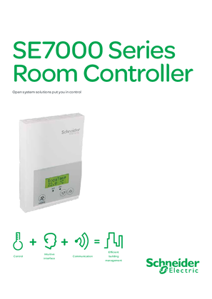 SE7000 Series Room Controller Brochure