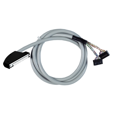 Modicon ABE7 kábel, 40 eres, FCN 40 - 2xHE10 20, Telefast - M340/X80 csatlakoztatáshoz, 1m ABFH34M100