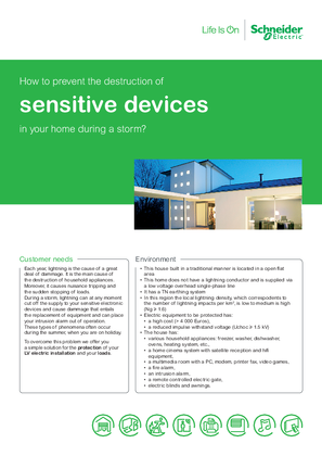 How to prevent the destruction of sensitive devices in your home during a storm ?