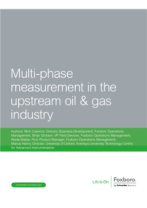 Multi-phase measurement in the upstream oil & gas industry